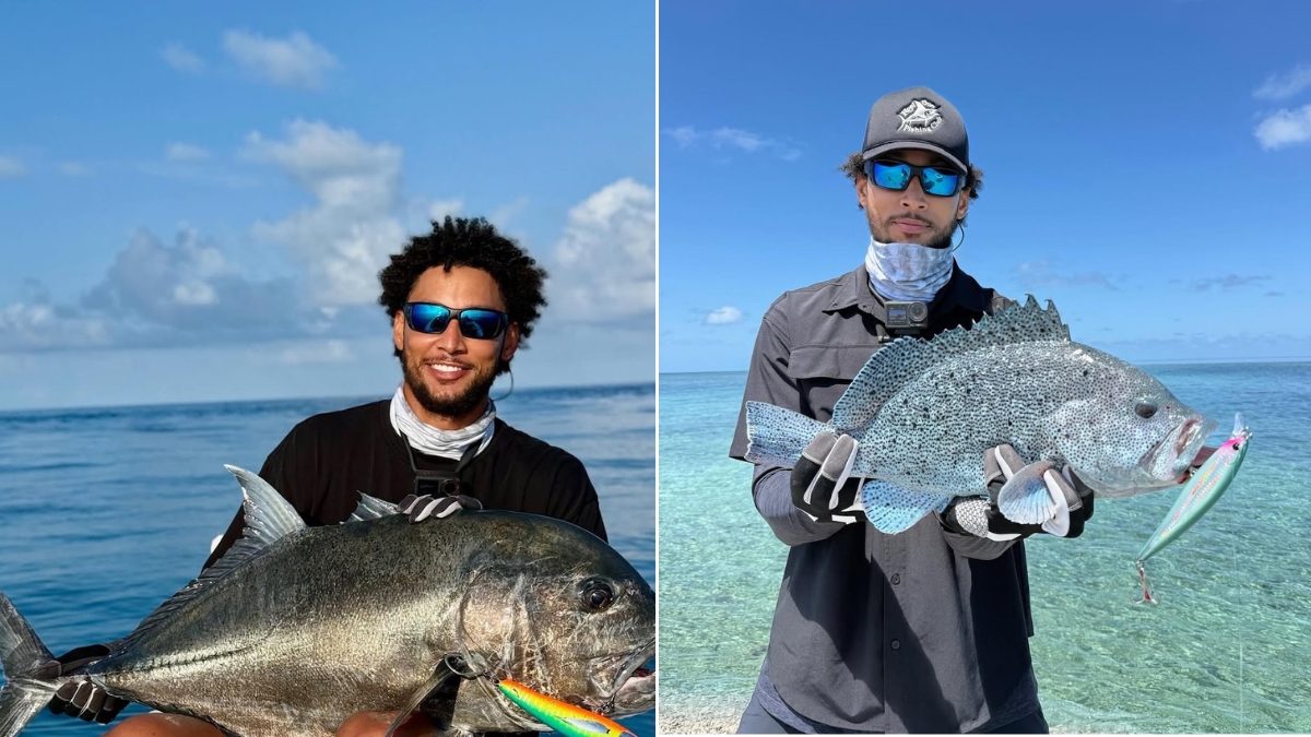 Ben Simmons celebrando sus capturas| @bensimmons