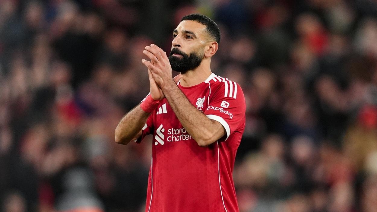 Mohamed Salah, durante un partido con el Liverpool. EP