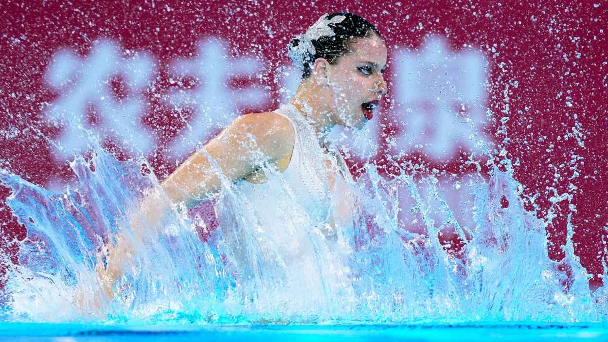 La española Iris Tió, durante el Mundial de Singapur. EP