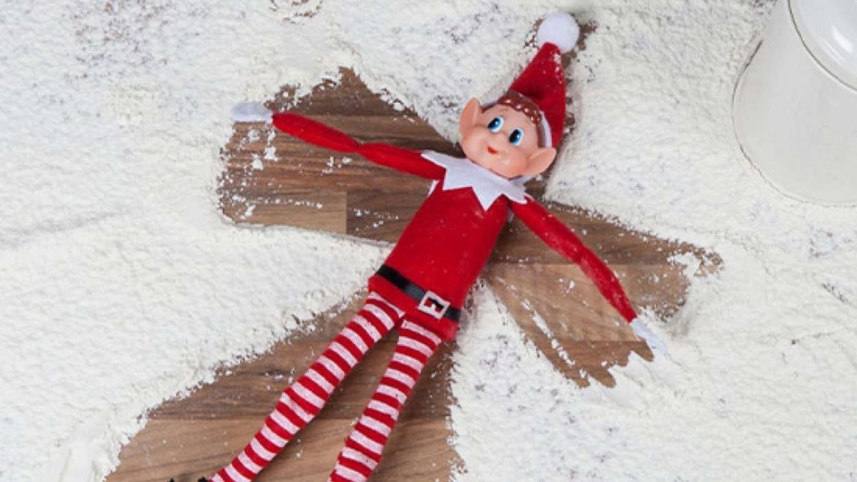 El elfo de la Navidad.