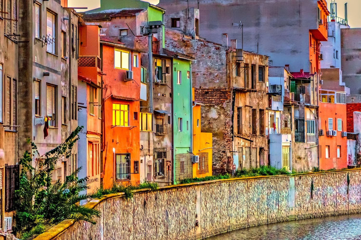 Casas de colores de Orihuela