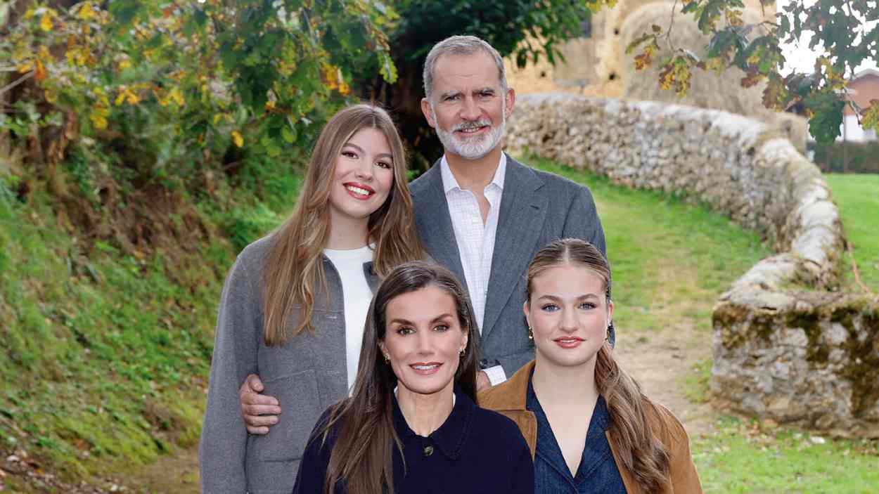 La familia real en una imagen de archivo. EP