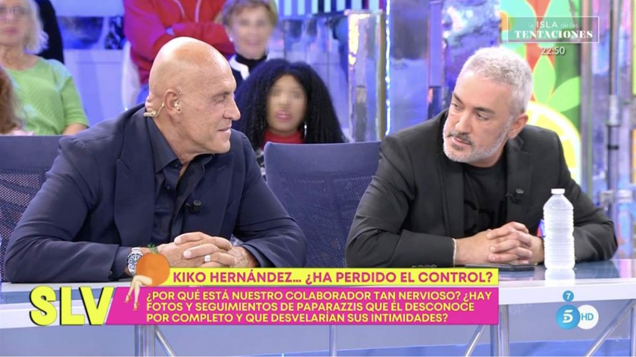 Kiko Matamoros y Kiko Hernández en 'Sálvame'. Mediaset