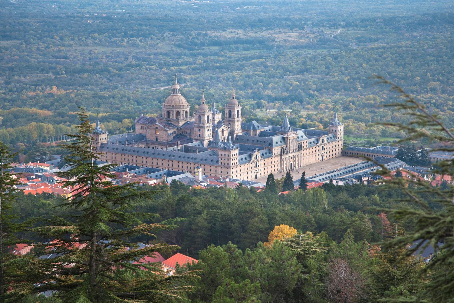 Vista general del Monasterio de El Escorial