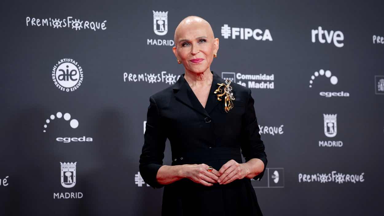 Antonia San Juan tras anunciar su enfermedad. EP