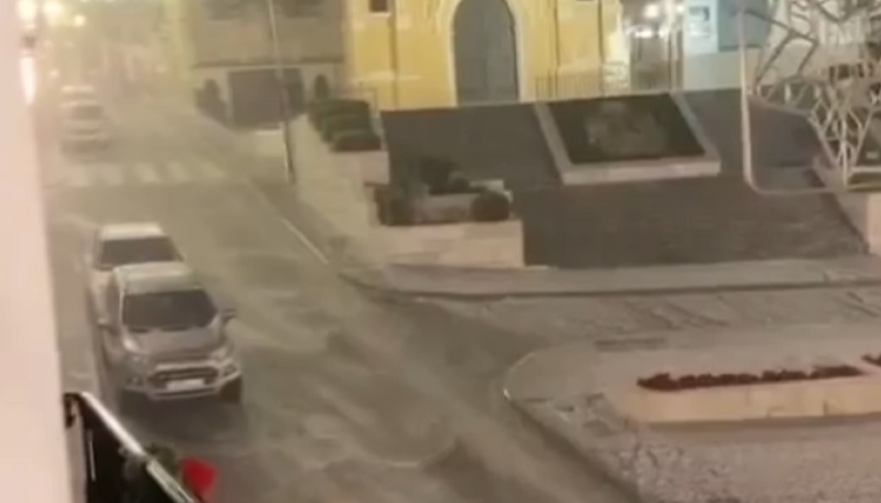 Inundaciones en Málaga tras las fuertes lluvias. X via @JuanMa_Moreno.