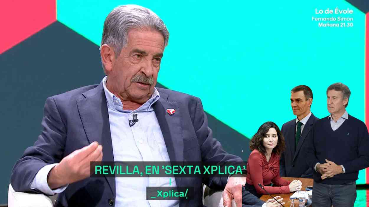 Miguel Ángel Revilla durante su intervención. LaSexta 