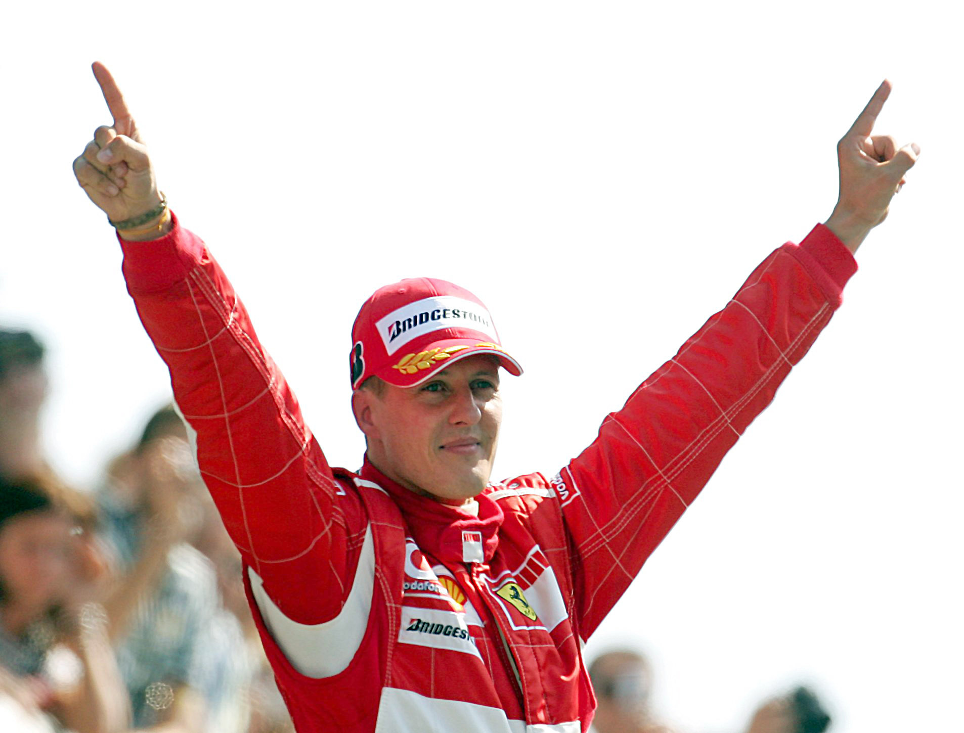 Schumacher celebrando una victoria| EP