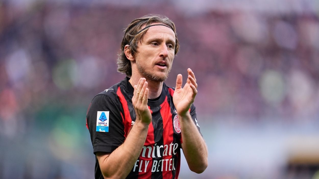 Luka Modric durante el Milan vs Hellas Verona. EP