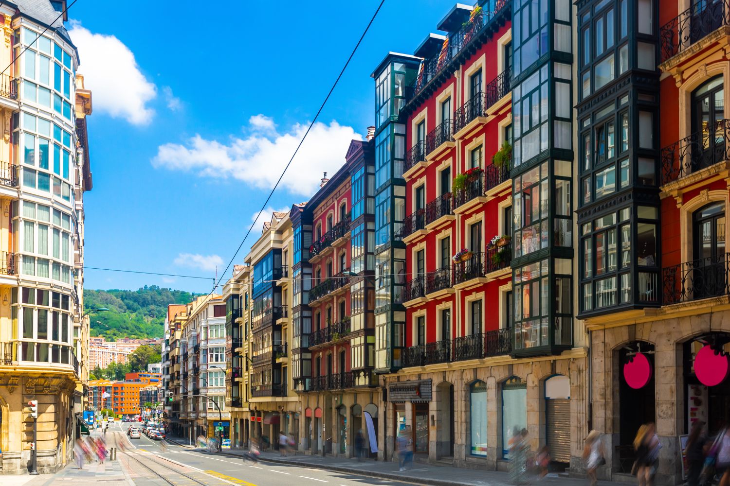 Calles del caso histórico de Bilbao