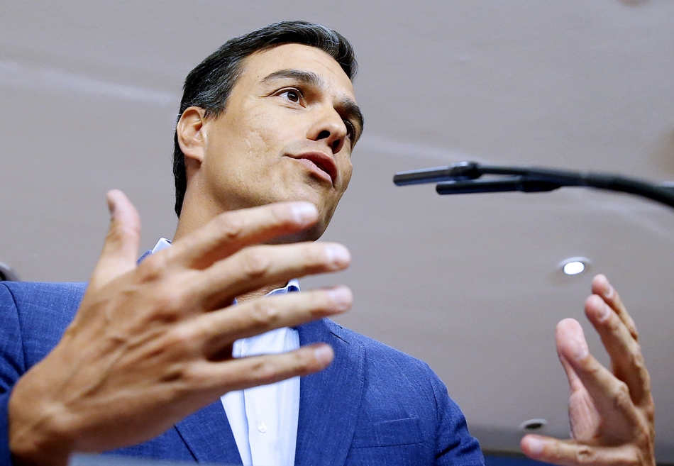 el exsecretario general del PSOE, Pedro Sánchez