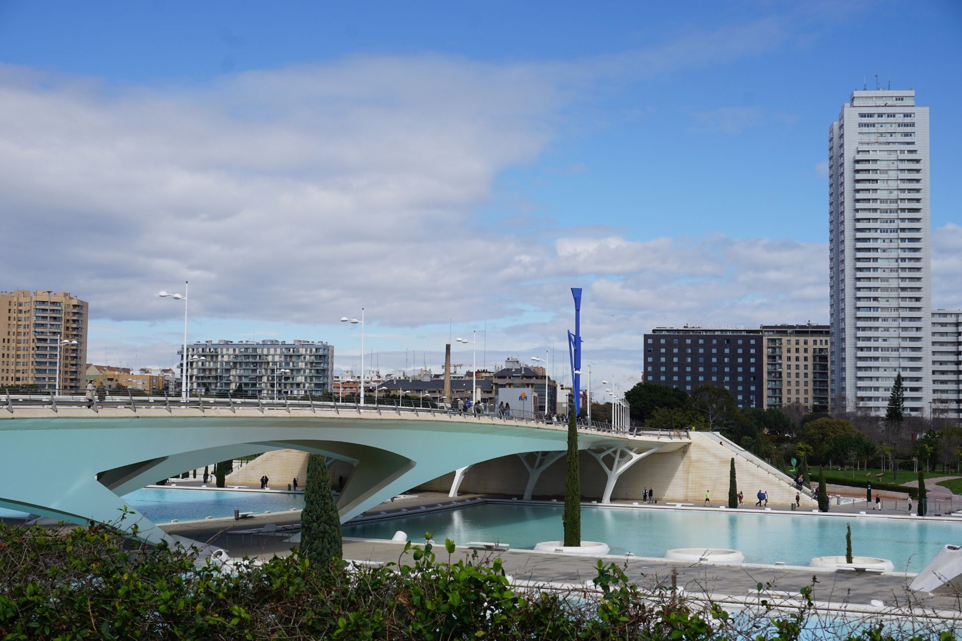 Vista general de la parte más moderna de Valencia