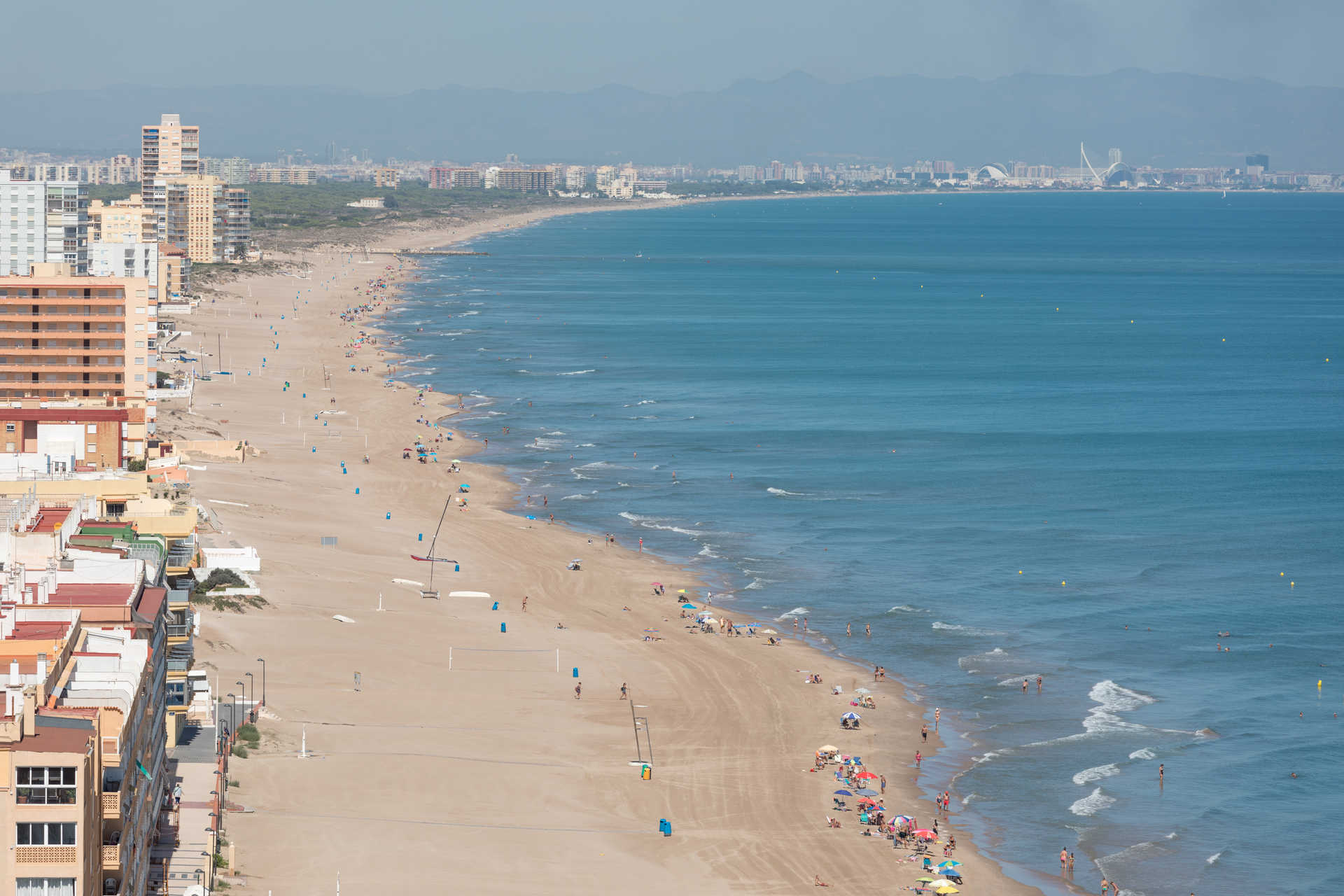 Playa del Perellonet, en Sueca