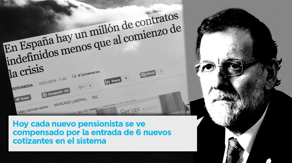 Imágen del Twitter del PSOE contra Mariano Rajoy.