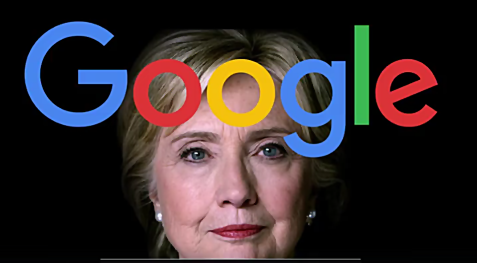Inicio del vídeo en el que se ha acusado a Google de favorecer a Hillary Clinton.