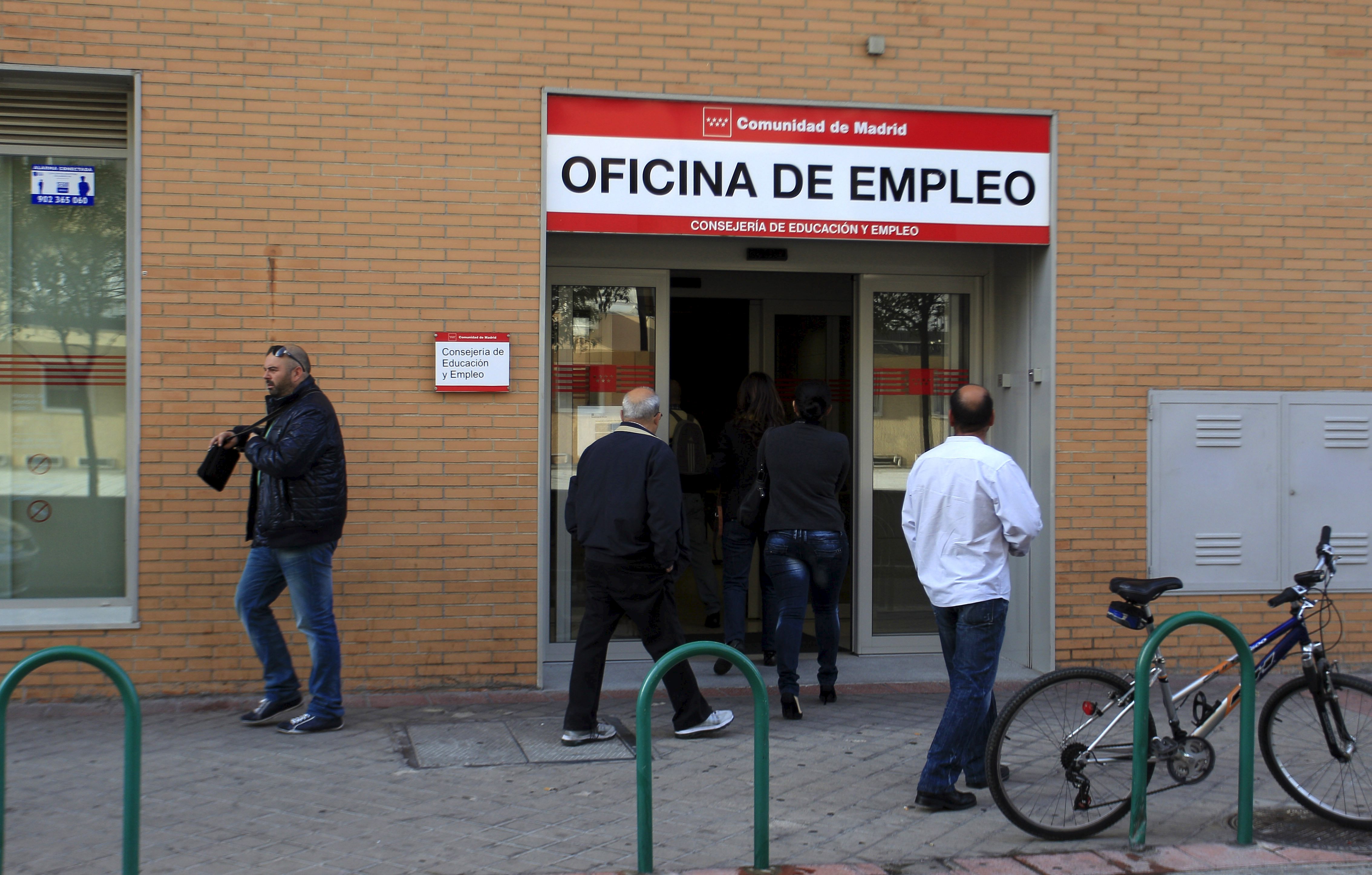 Imagen de archivo de una oficina de empleo.