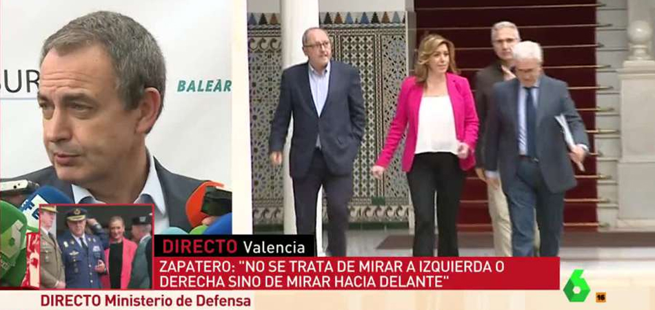 Declaraciones de Zapatero sobre la situación interna del PSOE recogidas por 'Al Rojo Vivo' de laSexta