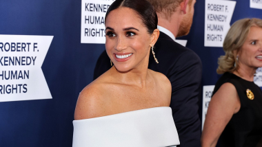 NEW YORK, NEW YORK – DECEMBER 06: Meghan, Duchess of Sussex attends the 2022 Robert F. Kennedy Human Rights Ripple of Hope Gala at New York Hilton on December 06, 2022 in New York City. (Photo by Mike Coppola/Getty Images for 2022 Robert F. Kennedy Human Rights Ripple of Hope Gala)