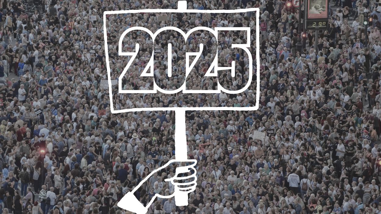 Protestas y reivindicaciones en 2025. Elaboración propia.