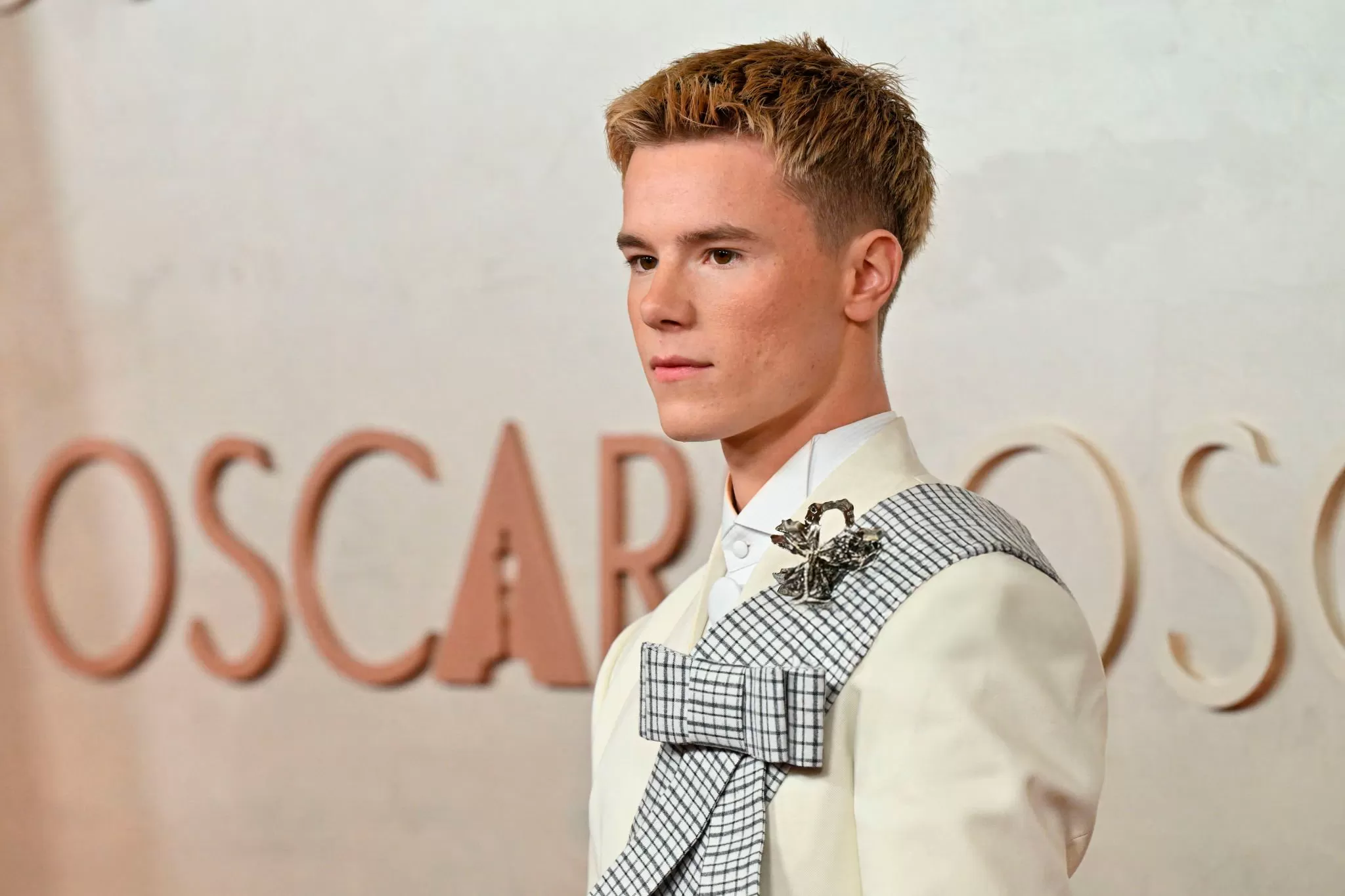 Evin Ryding llegando a la ceremonia de los premios de la Academia – Getty Images
