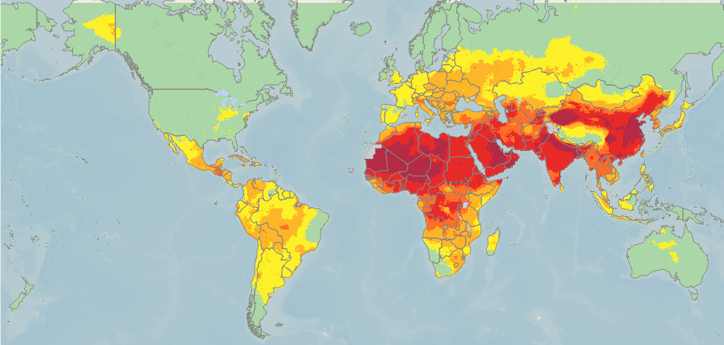 Un mapa muestra las zonas más contaminadas. ¿Estás en una?