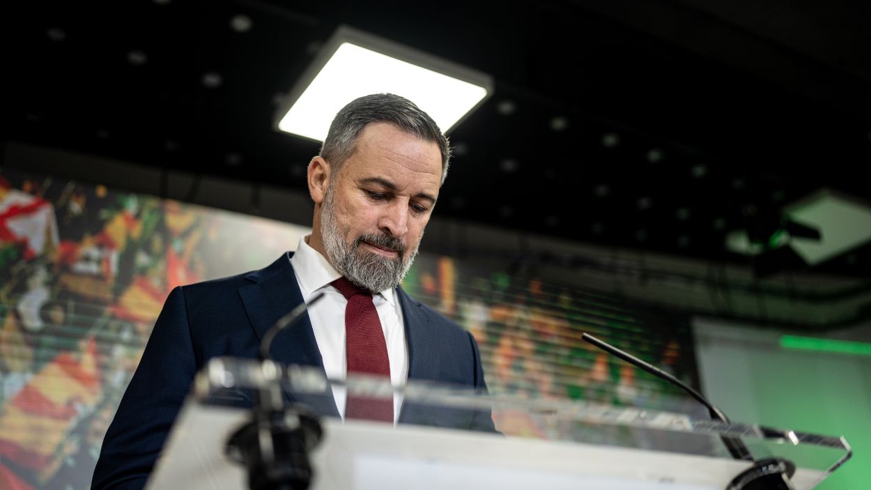 El presidente de VOX, Santiago Abascal. EP. 