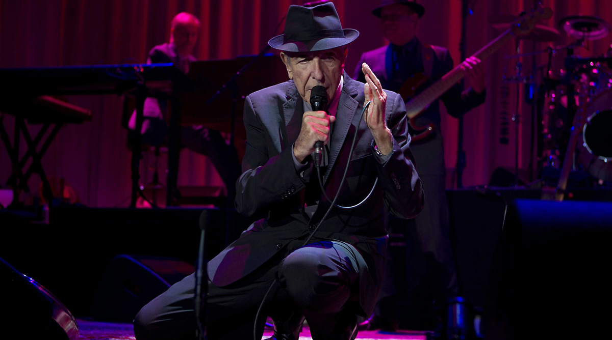El cantante y compositor canadiense Leonard Cohen