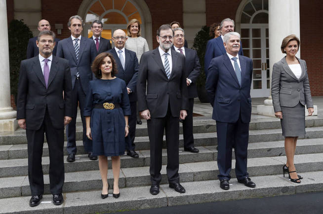 Primer Consejo de Ministros Rajoy.
