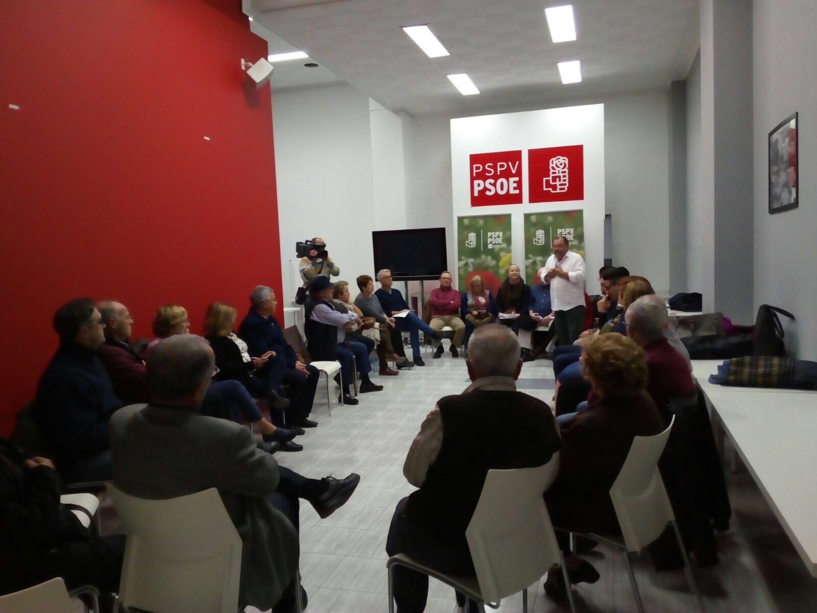 Reunión de afines a Pedro Sánchez en Castellón