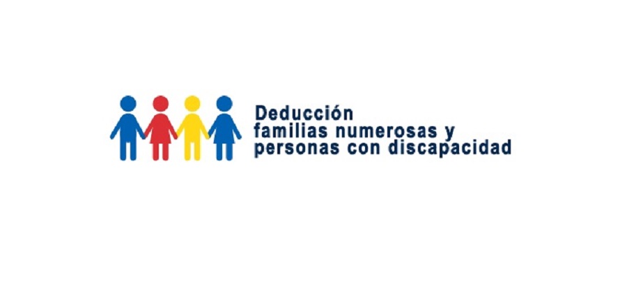 Logo de las deducciones de familias numerosas y personas con discapacidad