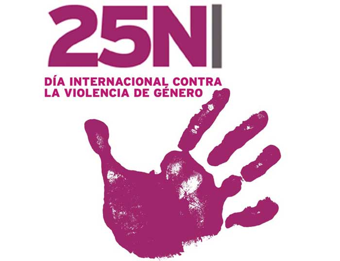 Logo del Día Mundial contra la violencia de género