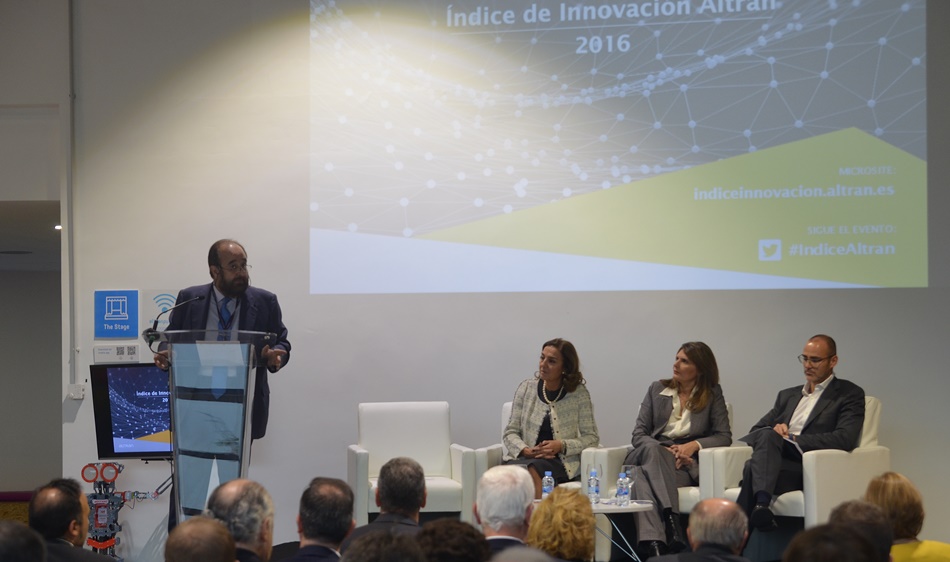 José Ramón Magarzo, presidente ejecutivo de Altran Iberia, en la presentación del Índice Altran 2016.