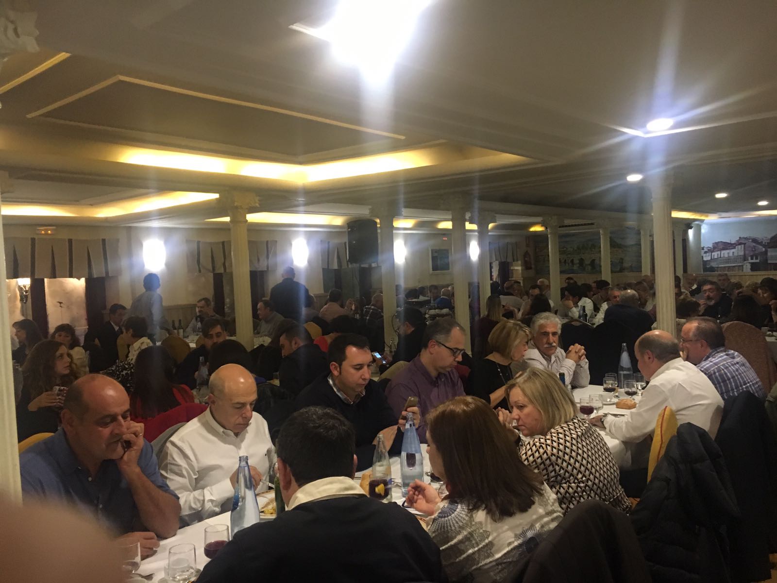 Cena de militantes y simpatizantes del PSM celebrada en Madrid.