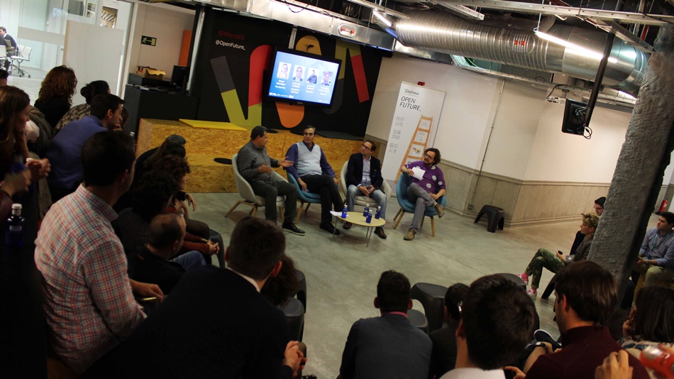 Imagen del acto sobre realidad virtual celebrado en la sede de Telefónica Open Future en Madrid.