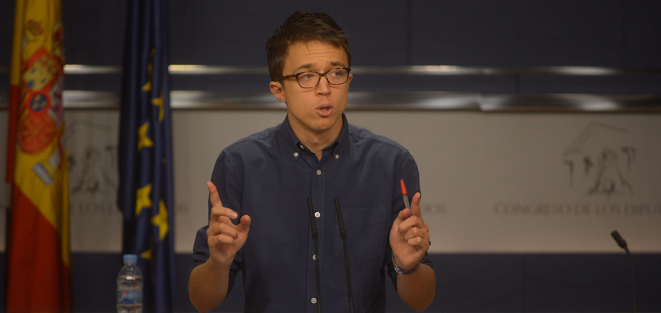 El secretario Político y portavoz parlamentario de Podemos, Íñigo Errejón