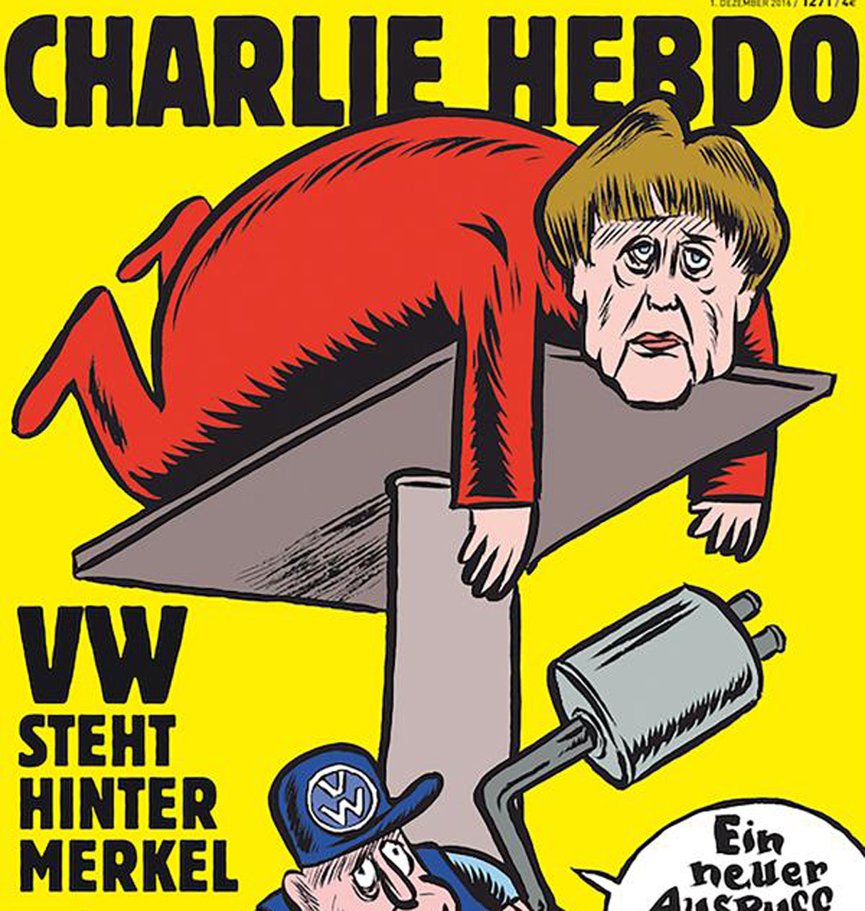 Portada de Charlie Hebdo en alemán
