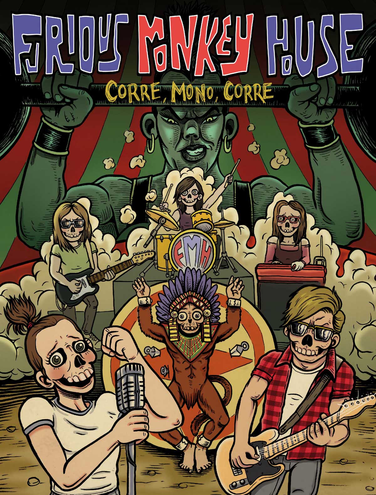 Portada libro Furious Monkey House, corre mono, corre