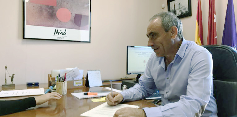 Carlos Sáez, alcalde de Torres de la Alameda.