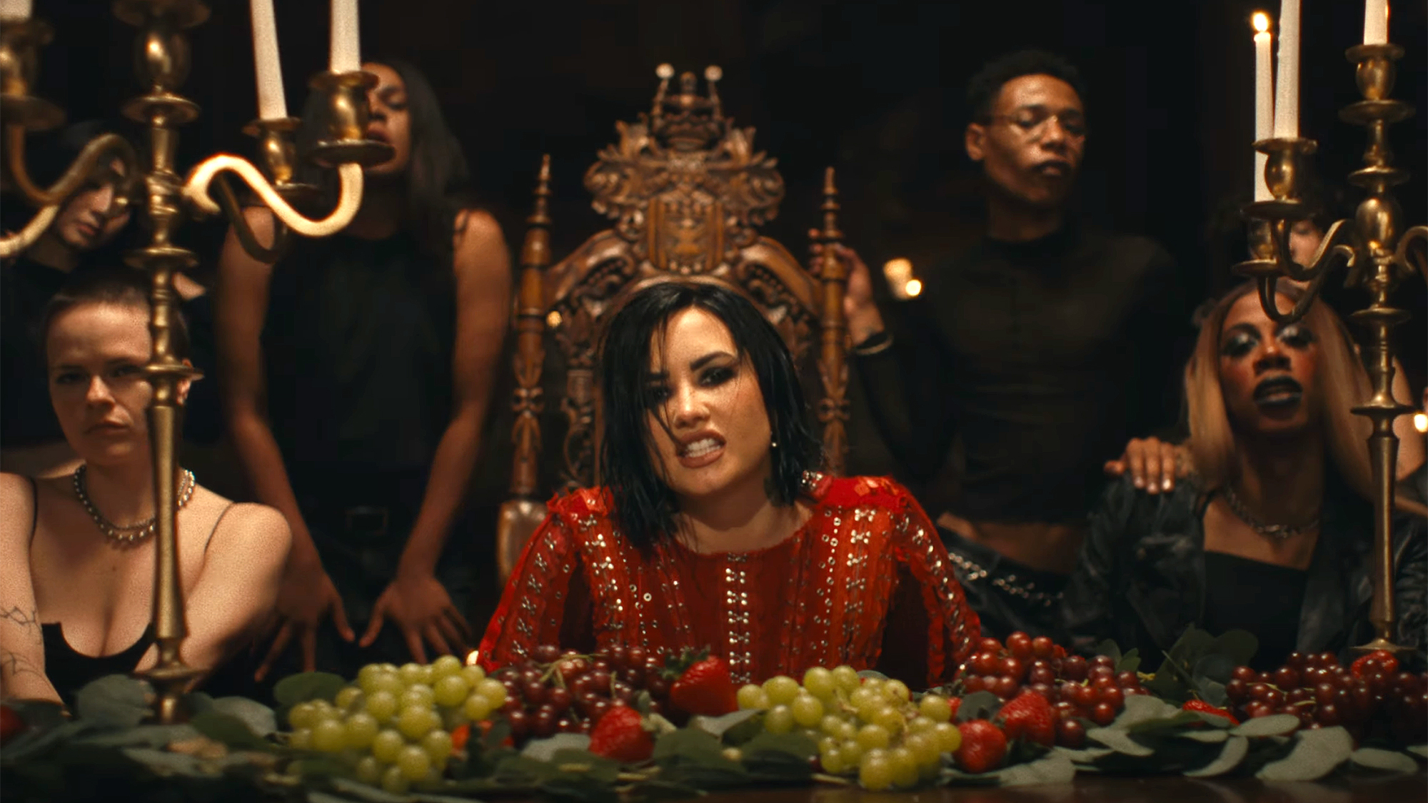 Demi Lovato Swine music video
https://www.youtube.com/watch?v=PEfJKUB87sg
Credit: Demi Lovato/Youtube
