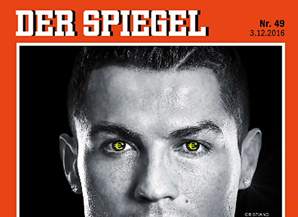 Espectacular portada de Der Spiegel del pasado sábado sobre Cristiano Ronaldo.