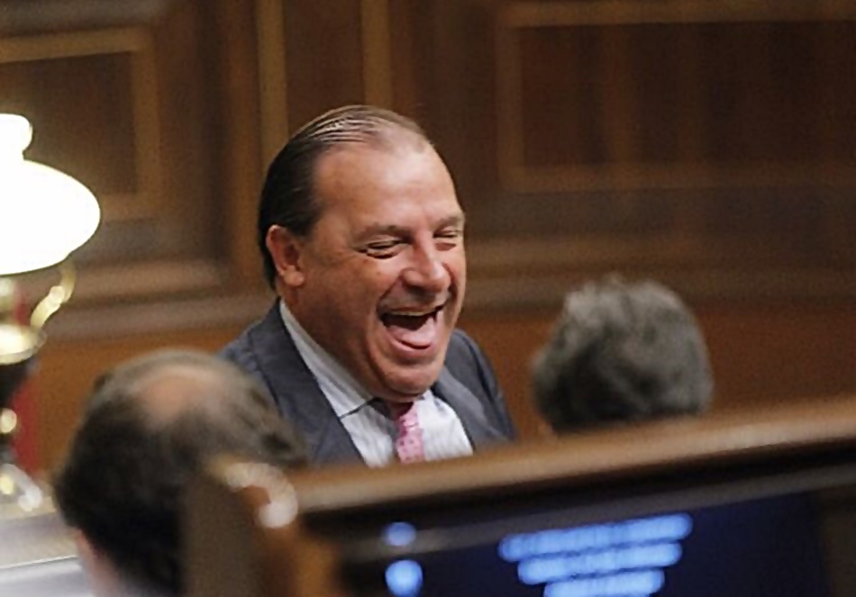 Vicente Martínez Pujalte en el Congreso durante su dilatada carrera como diputado. 