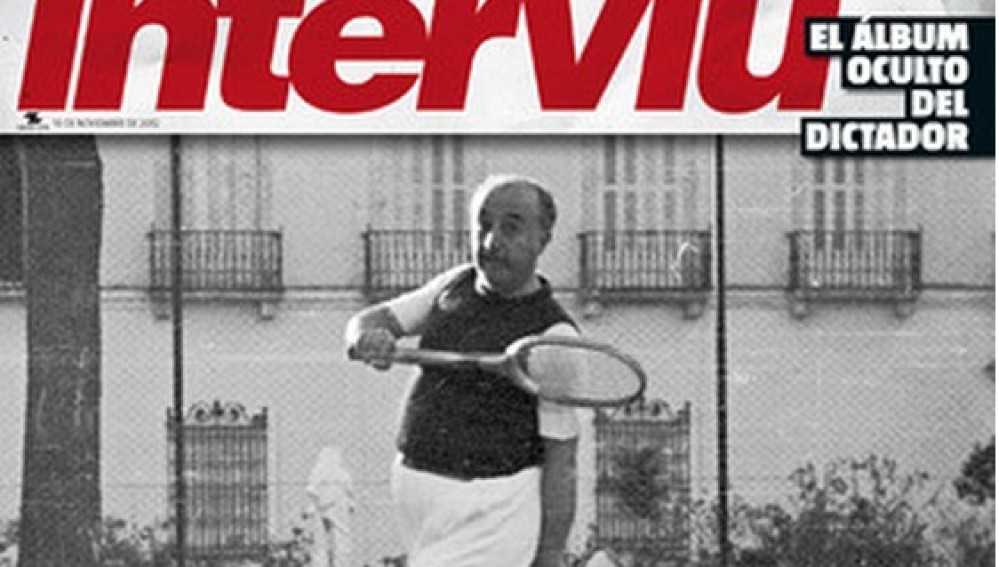 Francisco Franco, jugando al tenis en las imágenes inéditas de Interviú.