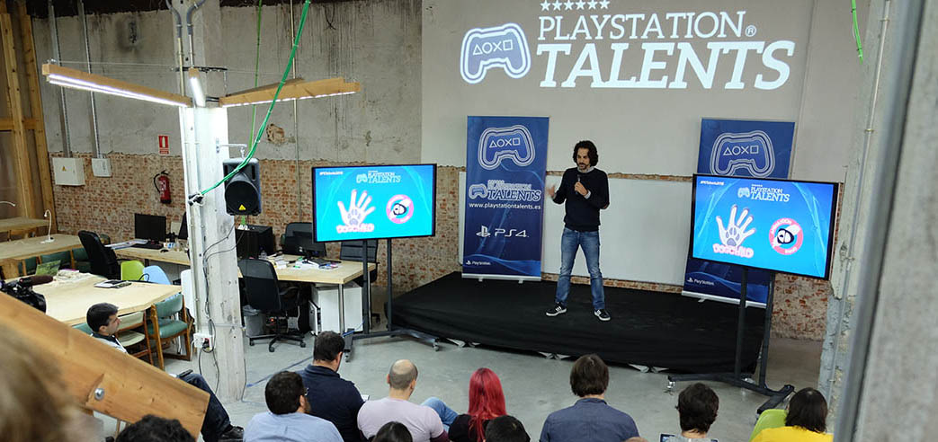 Presentación de PlayStation Talents en el Matadero de Madrid.