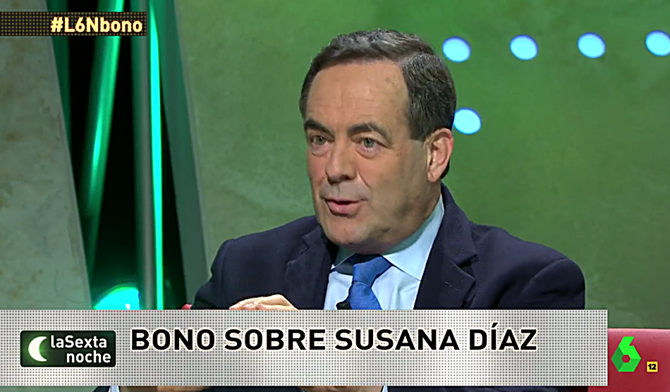 José Bono durante su intervención este sábado en La Sexta Noche.