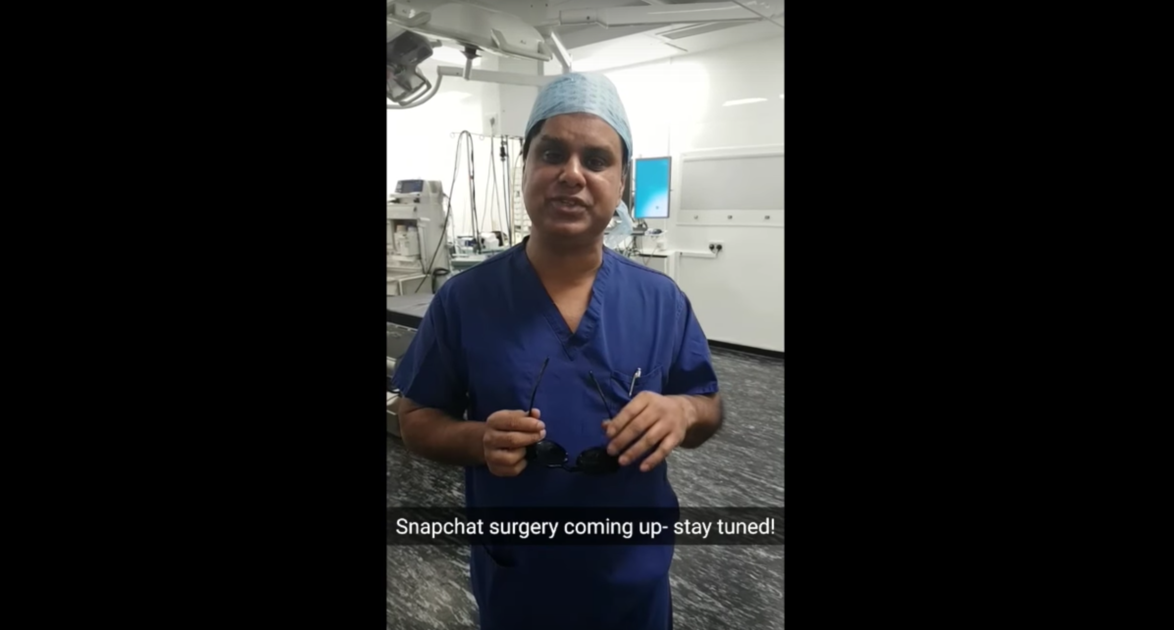 Un cirujano retransmite una operación por Snapchat