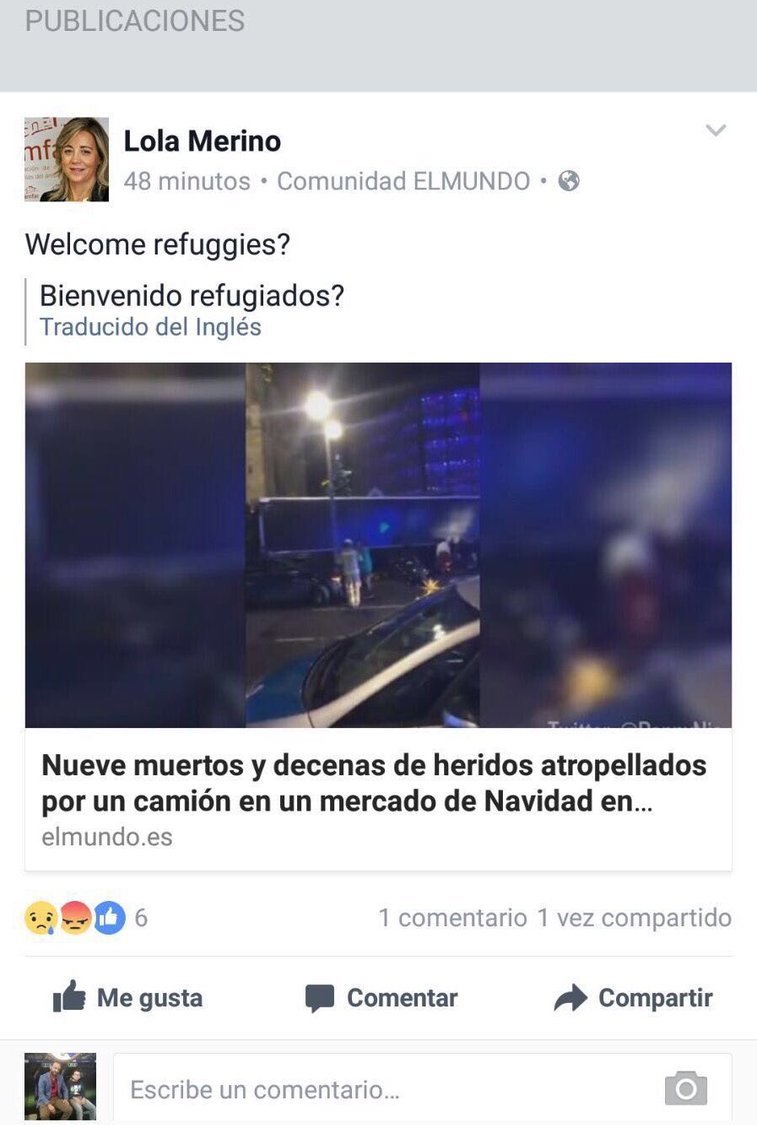 Una diputada PP se pregunta si es bueno que vengas refugiados.