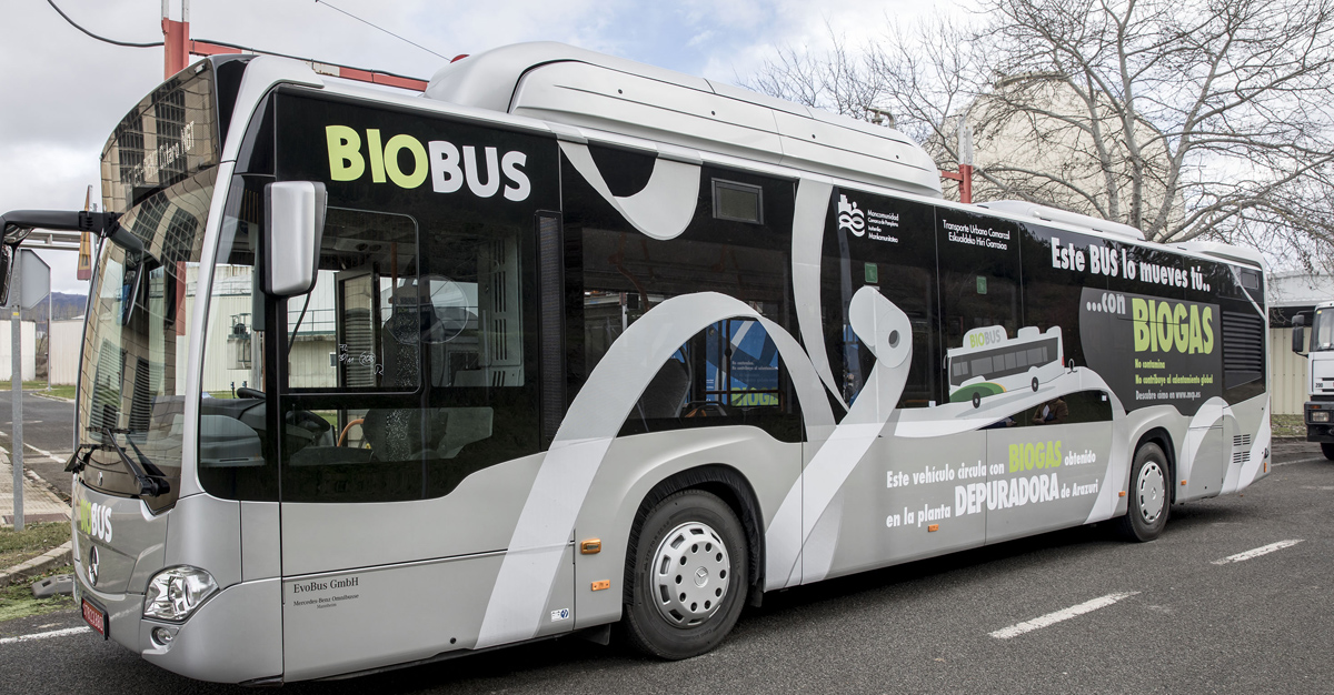 Biobus promociona el proyecto de Gas Natura Fenosa y Grupo Hera