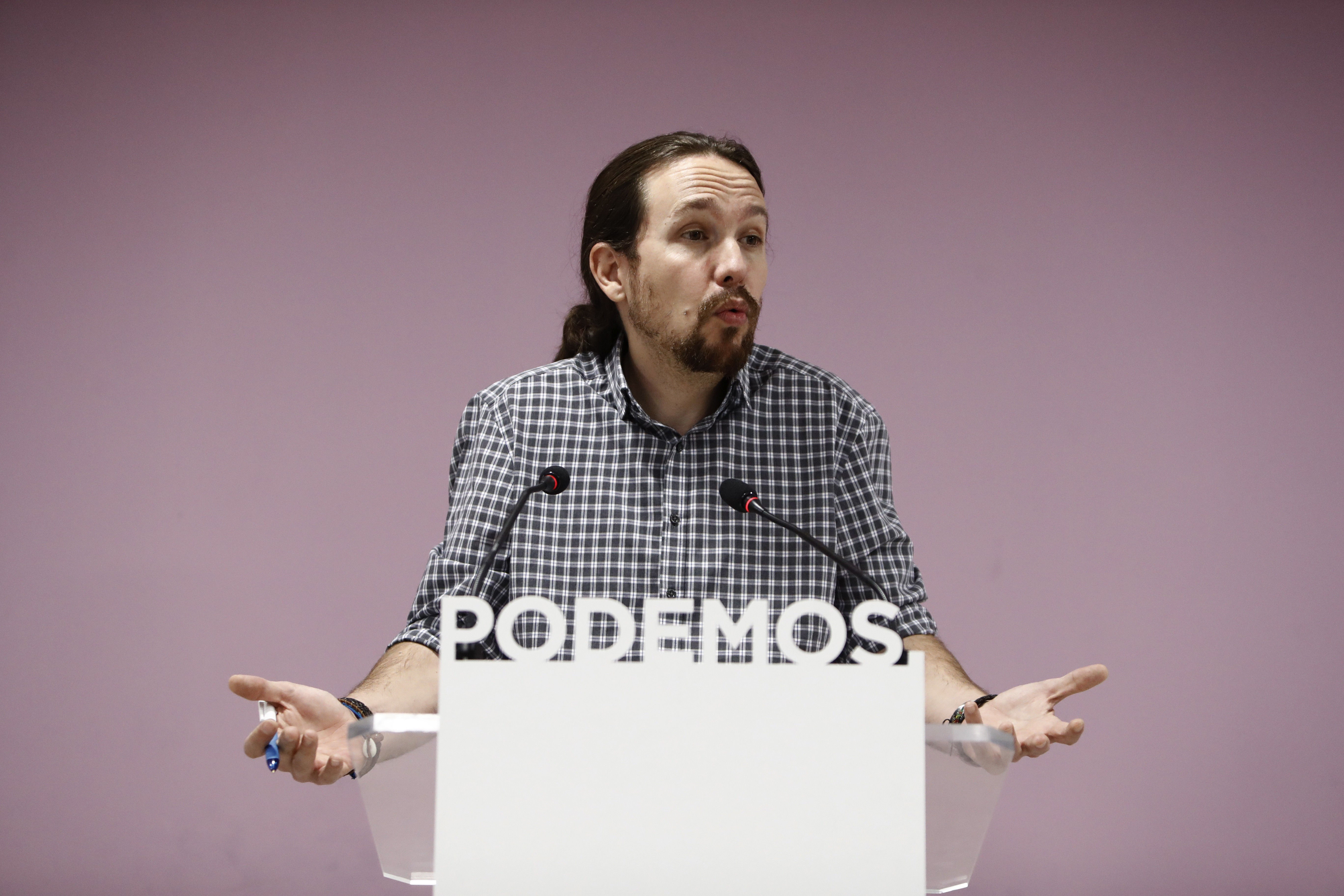 Pablo Iglesias, secretario general de Podemos.