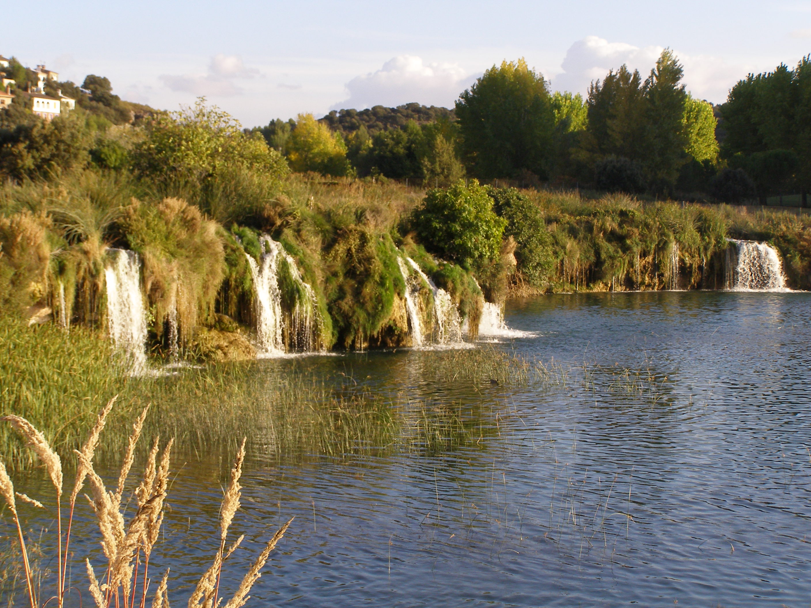 Las lagunas de Ruidera, de Castilla-La Mancha, uno de los humedales en peligro.