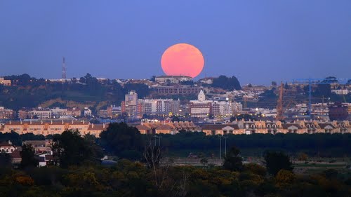 Una idílica panorámica de Aljaraque.